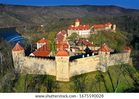 Veveri castle, near the city of Brno, Moravia, Czech republic