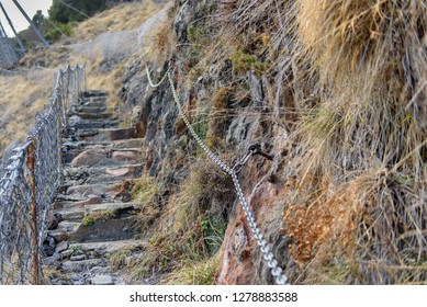 Via Ferrata In Canillo, Andorra.