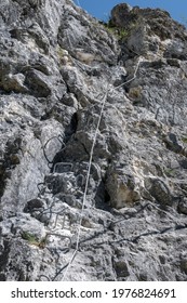 Via Ferrata Route In The Vârghiș Gorges , Covasna, Romania