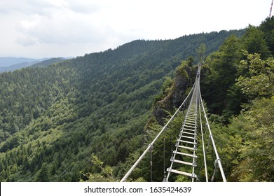 Via Ferrata In Skalka, Slovakia.