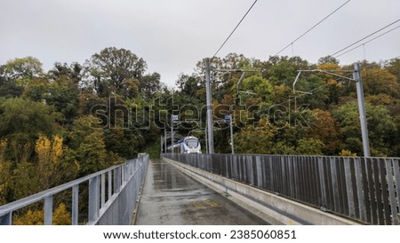 Viaduc de la Jonction,Viaduct of the Junction, Geneva, Switzerland, rivers Rhone, Arve