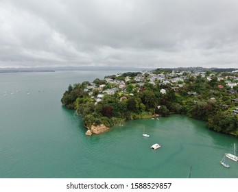 Viaduct Harbour, Auckland / New Zealand - December 14, 2019: The Amazing Auckland Harbour Bridge, The Marina Bay, Beaches, And The General Cityscape Of Auckland