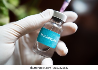 A Vial Of Vaccine For Monkeypox Virus