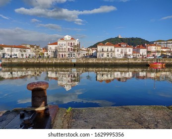 Viana do Castelo cityscape in the morning.