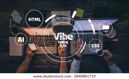 Vibe coding practice with HTML, CSS, and AI concepts in a workspace environment