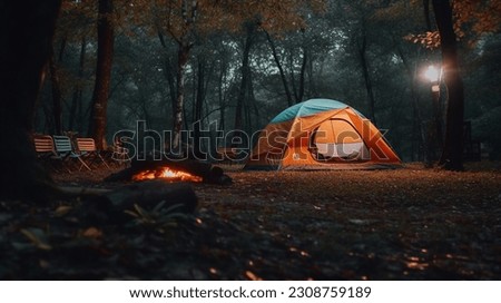 Vibey Chill at night camp