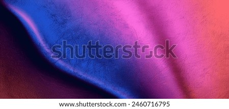 Vibrant abstract digital artwork featuring a dramatic clash of pink and blue colors with a textured, brushstroke effect.