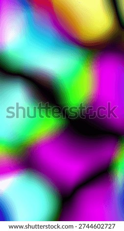 Vibrant Abstract Gradient Banner Background with Dynamic Blue Red and Yellow Smooth Motion Loop
