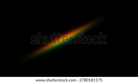 A vibrant abstract image featuring a rainbow light streak against a black background, perfect for creative design projects and visual concepts.