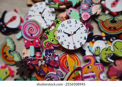 Vibrant Array of Sewing Buttons in Assorted Colors Creating Colorful Mosaic - Powered by Shutterstock