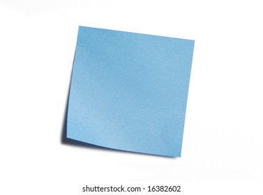 Vibrant Blue Sticky Note