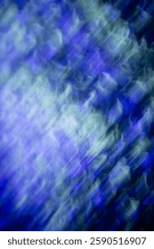 Vibrant Blue Wave Patterns with a Soft and Elegant Finish