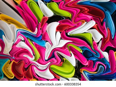 oven Ambassade Kostbaar Vibrant Colors Full Color Abstract Liquify Stock Photo (Edit Now) 600338354