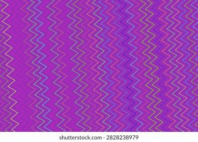 A vibrant digital abstract background featuring purple hues and zigzag patterns, perfect for creative projects.
