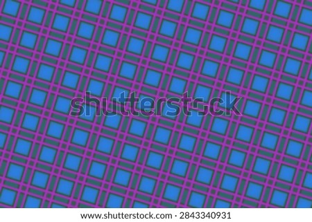 A vibrant digital pattern featuring blue and purple geometric shapes and lines.