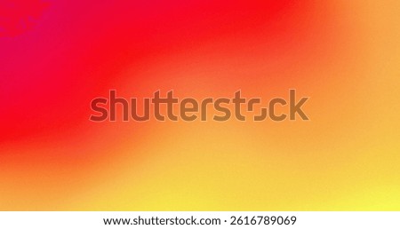 A vibrant gradient background transitioning smoothly from deep red to bright yellow. No objects present.