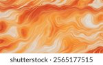 Vibrant marble texture featuring rich orange and white swirls with dynamic wave-like patterns, showcasing bold, fiery tones and a striking, energetic design.