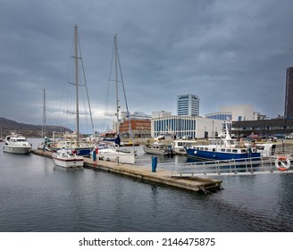 Vibrant new look of the city of Bodø, just above the arctic circle, European Capital of Culture 2024, Nordland county, Norway.