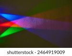 Vibrant Prism Light Effect on Textured Surface