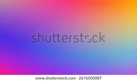 A vibrant, smooth gradient transition displays a spectrum of pastel colors.