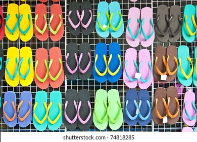 Vibrant Summer Flip Flop Sandals