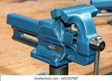 Vice Clamp On A Workbench