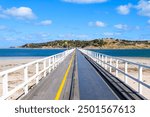 Victor harbour harbor, jetty, Granite Island, South Australia, Adelaide 