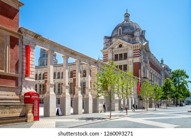 Victoria And Albert Museum In London, UK