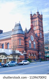 Victoria, BC, Canada - FEBRUARY 06, 2016: St. Andrews Presbyterian Church