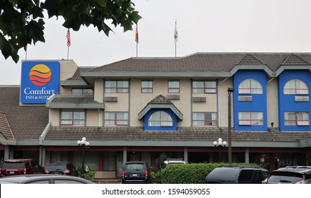 Victoria, British Columbia / Canada : 7 September 2017 - Comfort Inn & Suite Hotel