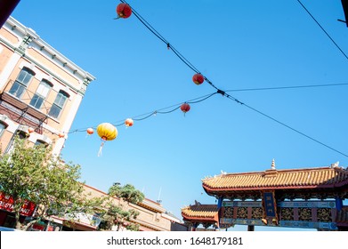 Victoria, British Columbia / Canada - September 28, 2018: Chinatown, Victoria, BC