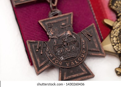 Victoria Cross Medal, An Australian Defence Award For Bravery. Shot In Perth WA On April 4th, 2016.