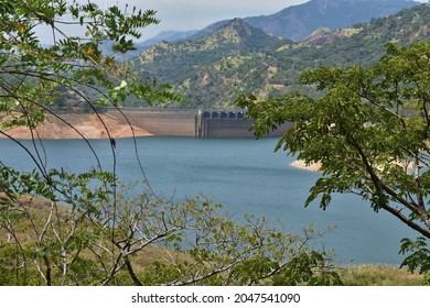 Victoria Dam is an arch dam located 130 mi upstream of the Mahaweli River's mouth and 4 mi from Teldeniya. It is named in honor of Her Majesty, Queen Victoria, Empress of the British Empire.