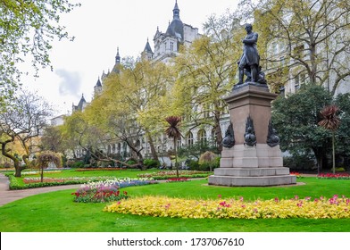 Victoria Embankment Gardens In Spring, London, UK