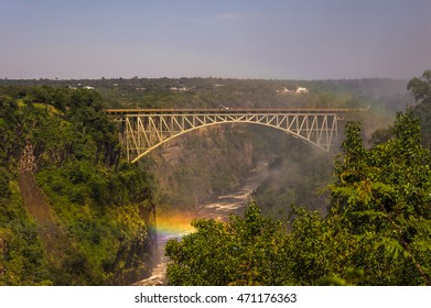 The Victoria Falls is the largest waterfall in the world and is a world heritage landmark - Shutterstock ID 471176363