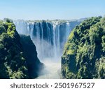 Victoria falls in Livingstone, Zambia