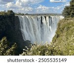 Victoria Falls on the Zambezi river