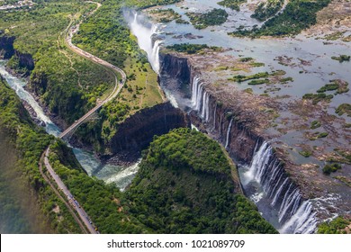 Victoria falls in Zimbabwe
