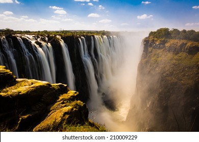 Victoria falls in Zimbabwe