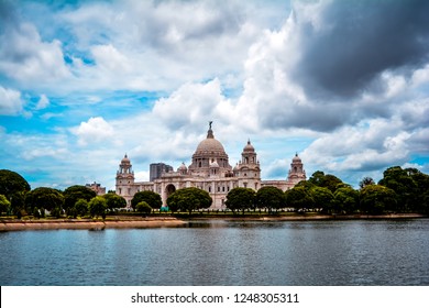 Victoria Memorial At Calcutta (Kolkatta), India