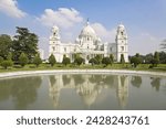 Victoria memorial, chowringhee, kolkata (calcutta), west bengal, india, asia