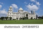 The Victoria Memorial, constructed between 1906 and 1921 by the then Prince of Wales, Kolkata, West Bengal, India