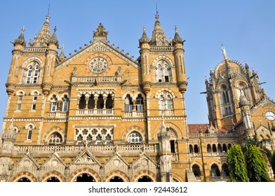 Victoria Terminus Train Station In Mumbai (India).