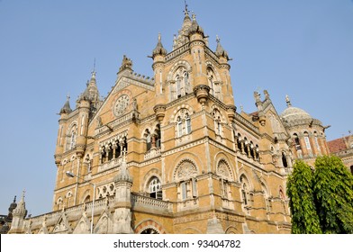 Victoria Terminus Train Station In Mumbai (India)