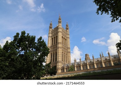 The Victoria Tower Of The House Of Lords, London