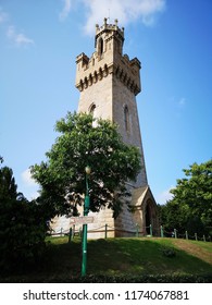 Victoria Tower Is A Monument In St Peter Port, Guernsey. Erected In Honor Of A Visit By Queen Victoria And Prince Albert In 1846.