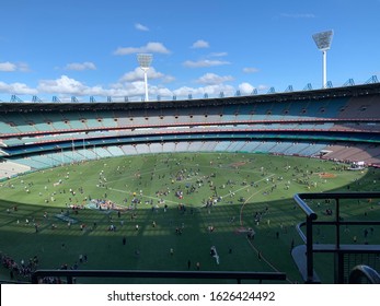 “Melbourne, Victoria/Australia September 26 2019:Supriti Mukherjee, MCG Stadium , 1500 Hrs, View From Balcony Of Melbourne Cricket Ground On MCG Open Day”