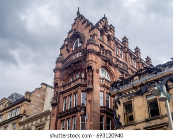 Victorian Architecture In The Heart Of Glasgow, Scotland. 