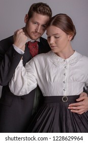 Victorian Couple In Love