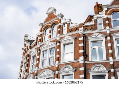 Victorian And Edwardian Mansion Block Architecture In North London, England